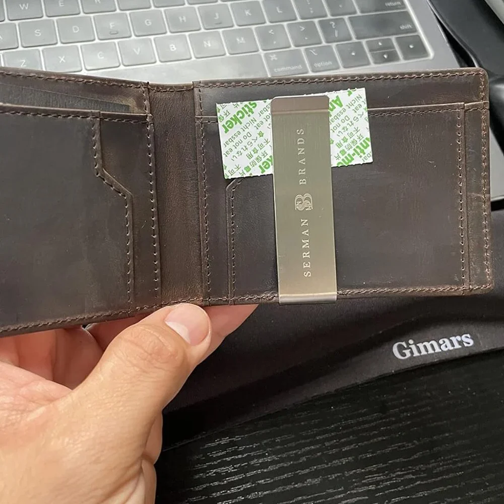 Mens Wallets slim Front Pocket RFID Blocking Card Holder Minimalist Mini
